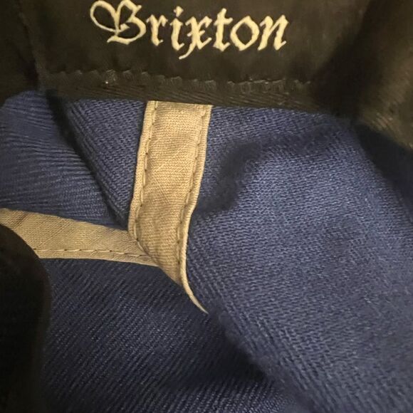 Vintage Retro Brixton Supply Acrylic Wool Blend Patch Men’s SnapBack Hat. - Picture 4 of 6